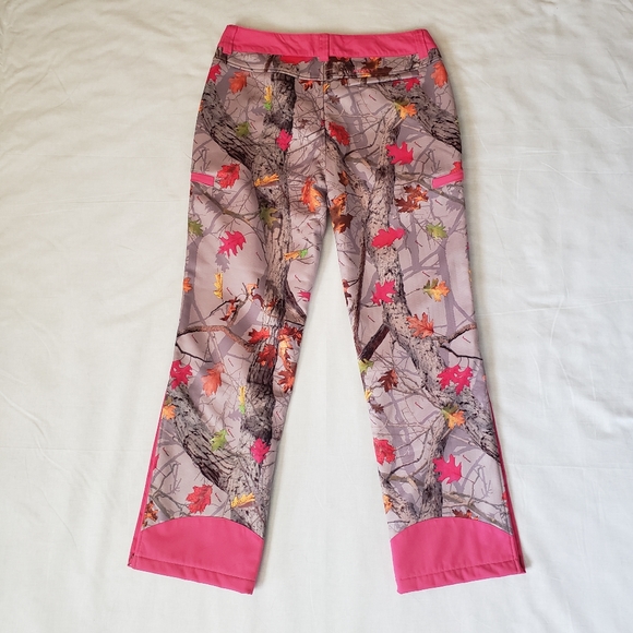 Ariat Hot Leaf Hunting Pants 12R Camo Pink - Picture 5 of 9
